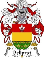 Bellprat coat of arms family crest download