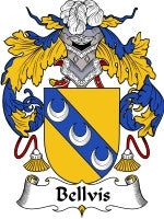 Bellvis coat of arms family crest download