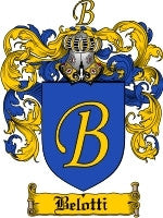 Belotti coat of arms family crest download