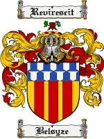 Belsyze coat of arms family crest download