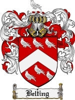 Belting coat of arms family crest download