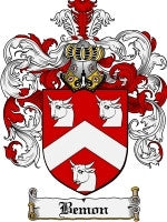 Bemon coat of arms family crest download