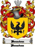 Benadom coat of arms family crest download