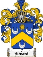 Benard coat of arms family crest download