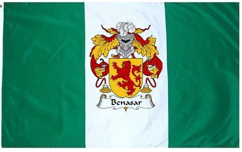 Benasar family crest coat of arms flag
