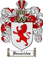 Benavides coat of arms family crest download