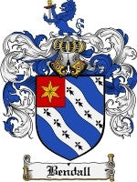 Bendall coat of arms family crest download