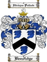 Bendidge coat of arms family crest download