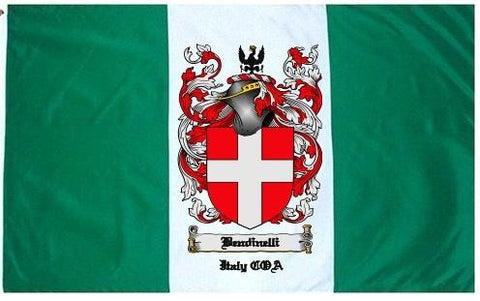 Bendinelli family crest coat of arms flag