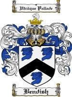 Bendish coat of arms family crest download
