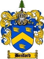Benford coat of arms family crest download
