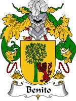 Benito coat of arms family crest download