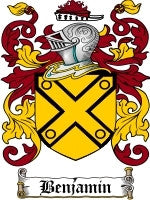 Benjamin coat of arms family crest download