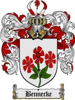 Bennecke coat of arms family crest download