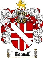 Bennell coat of arms family crest download