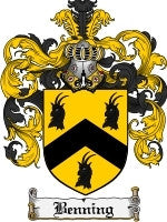 Benning coat of arms family crest download