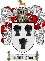 Bennington coat of arms family crest download