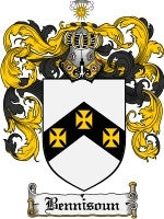 Bennisoun coat of arms family crest download