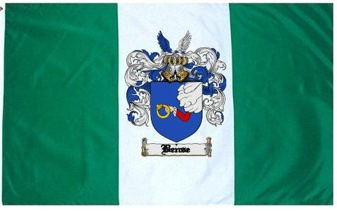 Bense family crest coat of arms flag