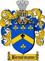 Bensemann coat of arms family crest download