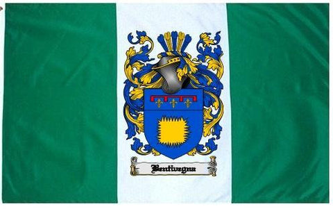 Bentivegna family crest coat of arms flag