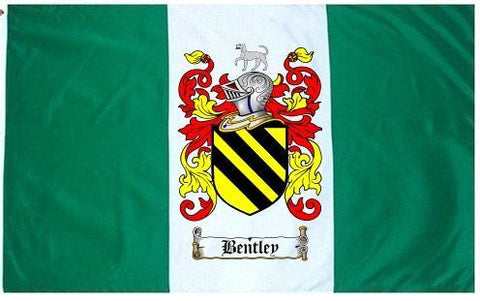 Bentley family crest coat of arms flag