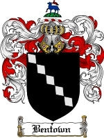 Bentown coat of arms family crest download