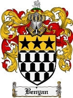 Benyan coat of arms family crest download