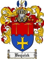 Bequick coat of arms family crest download
