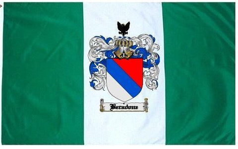 Beradone family crest coat of arms flag
