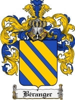 Beranger coat of arms family crest download