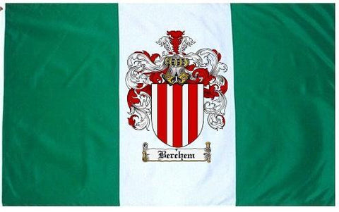 Berchem family crest coat of arms flag