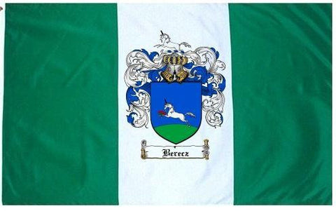 Berecz family crest coat of arms flag