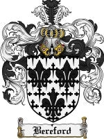 Bereford coat of arms family crest download