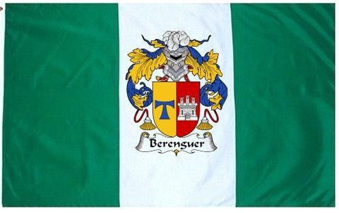 Berenguer family crest coat of arms flag