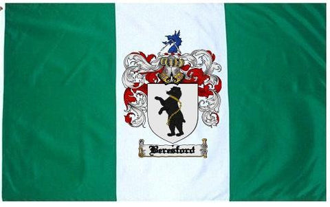 Beresford family crest coat of arms flag