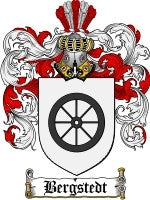 Bergstedt coat of arms family crest download