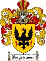 Bergstresser coat of arms family crest download