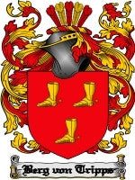 Bergvontripps coat of arms family crest download