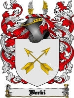 Berki coat of arms family crest download