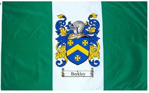 Berkley family crest coat of arms flag