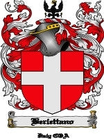 Berlettano coat of arms family crest download