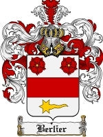 Berlier coat of arms family crest download