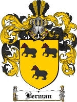 Berman coat of arms family crest download