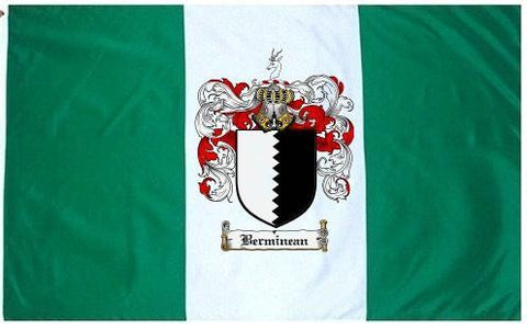 Berminean family crest coat of arms flag