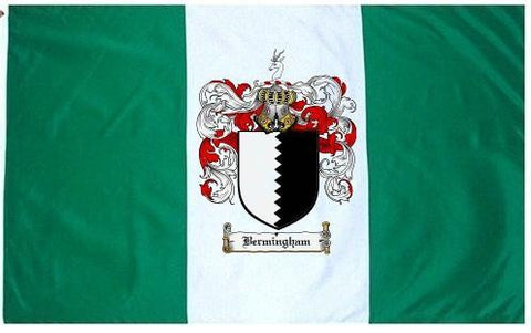 Bermingham family crest coat of arms flag