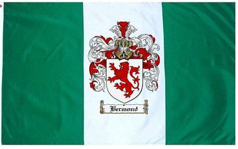 Bermond family crest coat of arms flag