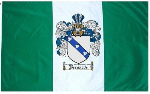 Bernarde family crest coat of arms flag