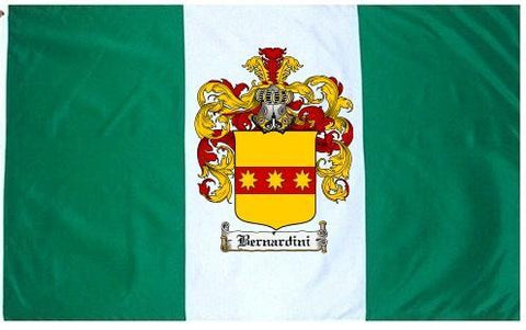 Bernardini family crest coat of arms flag