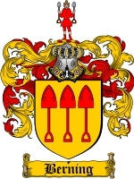 Berning coat of arms family crest download